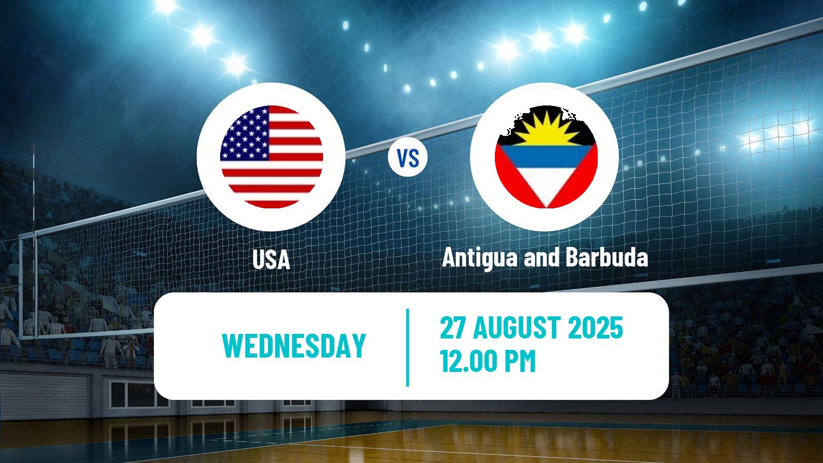 Volleyball Pan-American Cup Volleyball USA - Antigua and Barbuda