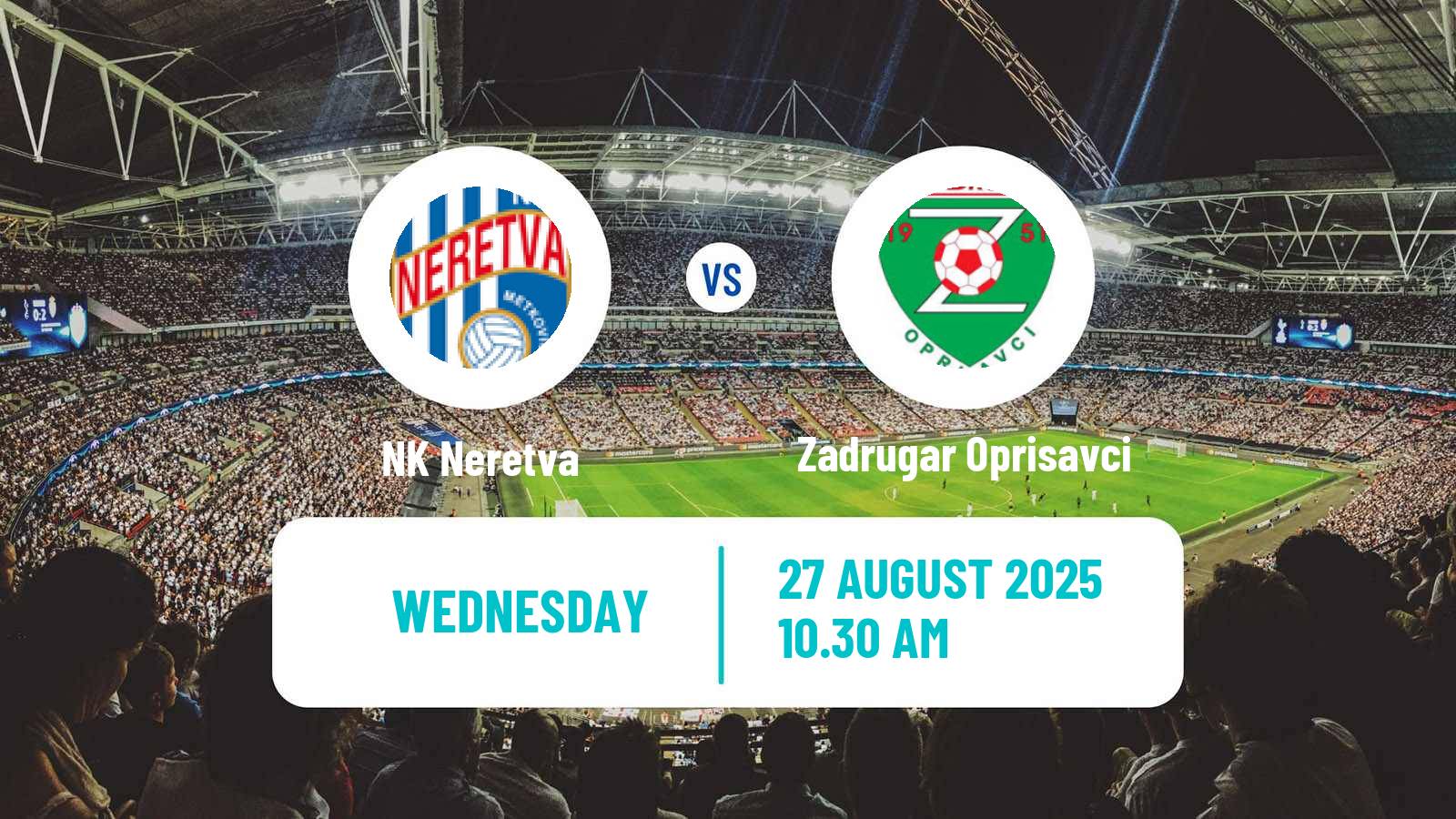 Soccer Croatian Cup Neretva - Zadrugar Oprisavci