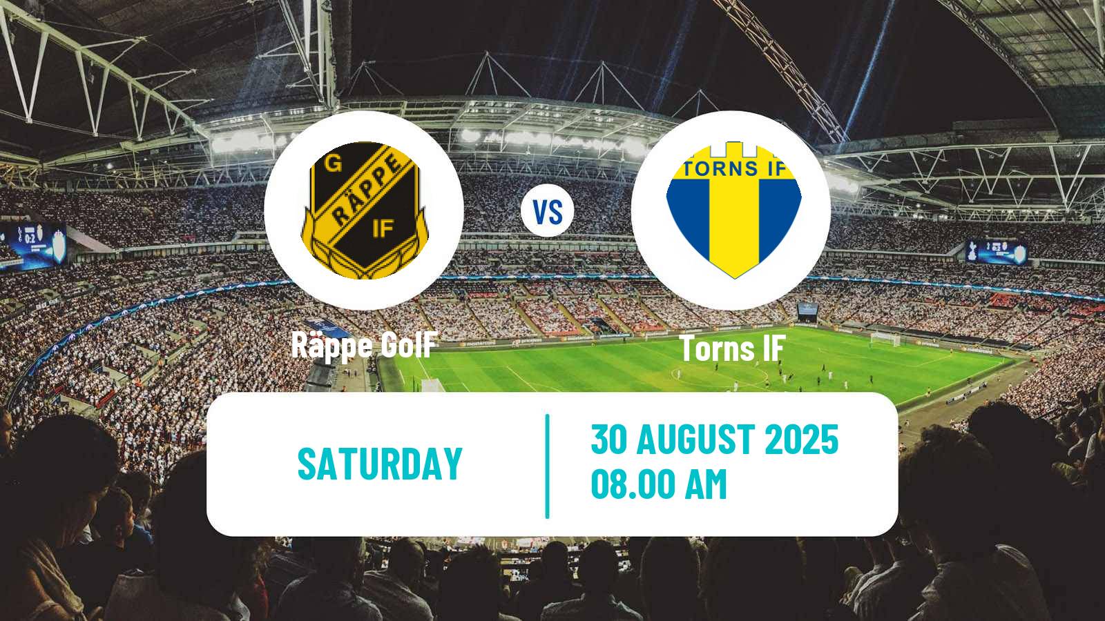 Soccer Swedish Division 2 - Södra Götaland Räppe GoIF - Torn