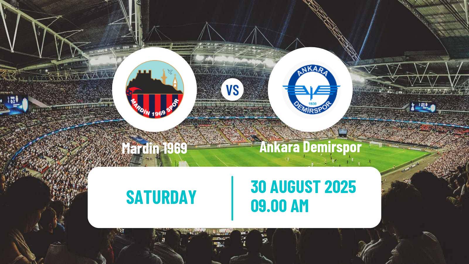 Soccer Turkish Second League Red Group Mardin 1969 - Ankara Demirspor
