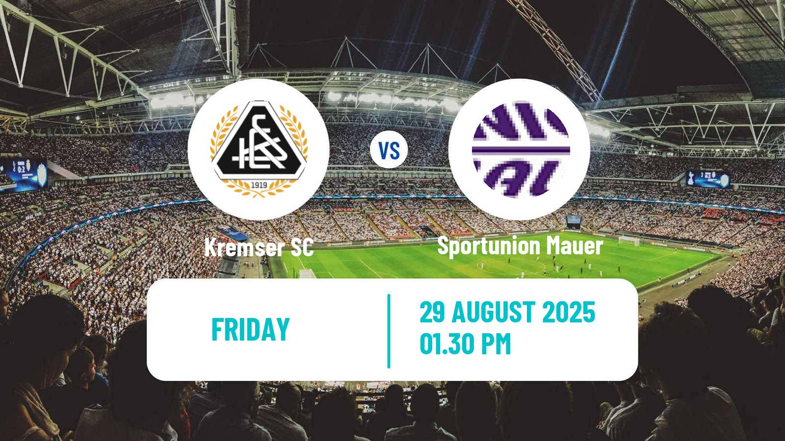 Soccer Austrian Regionalliga East Kremser - Sportunion Mauer