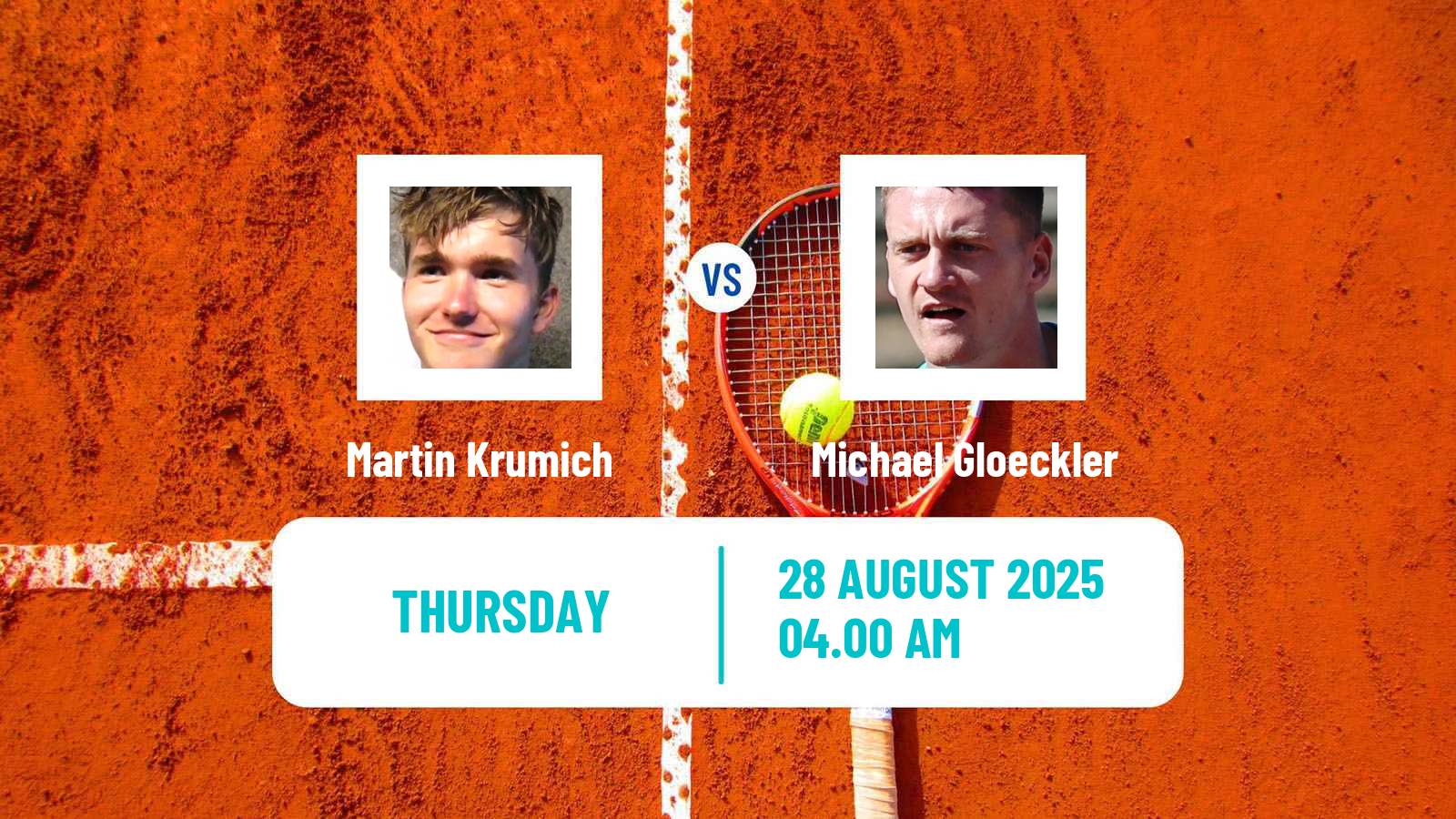 Tennis ITF M25 MarIBOr 2 Men Martin Krumich - Michael Gloeckler