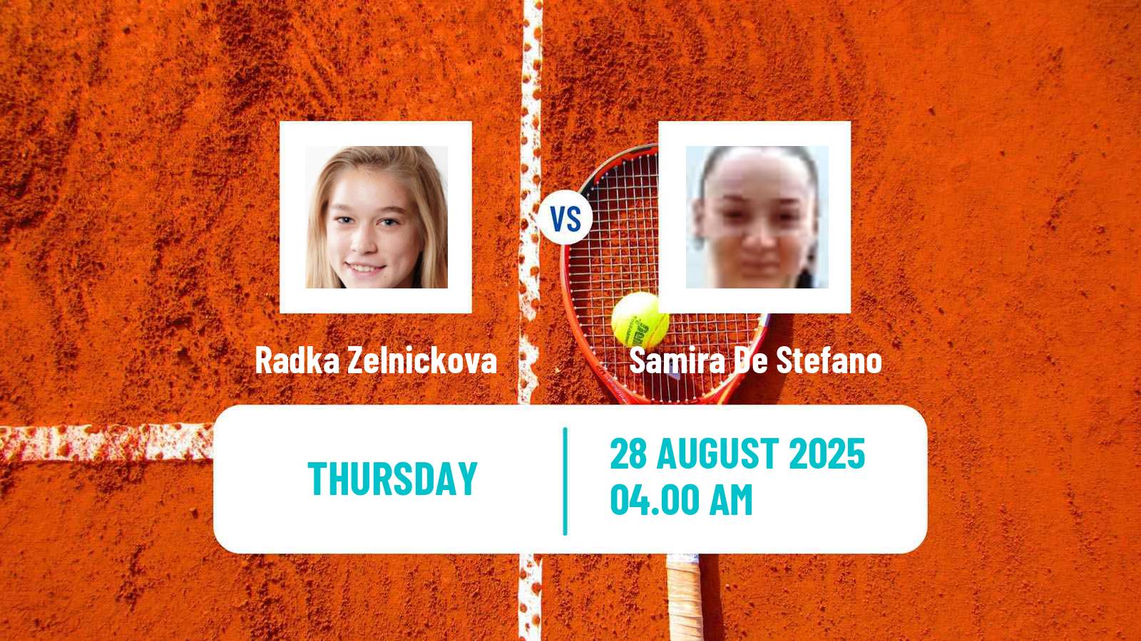 Tennis ITF W35 Trieste Women Radka Zelnickova - Samira De Stefano