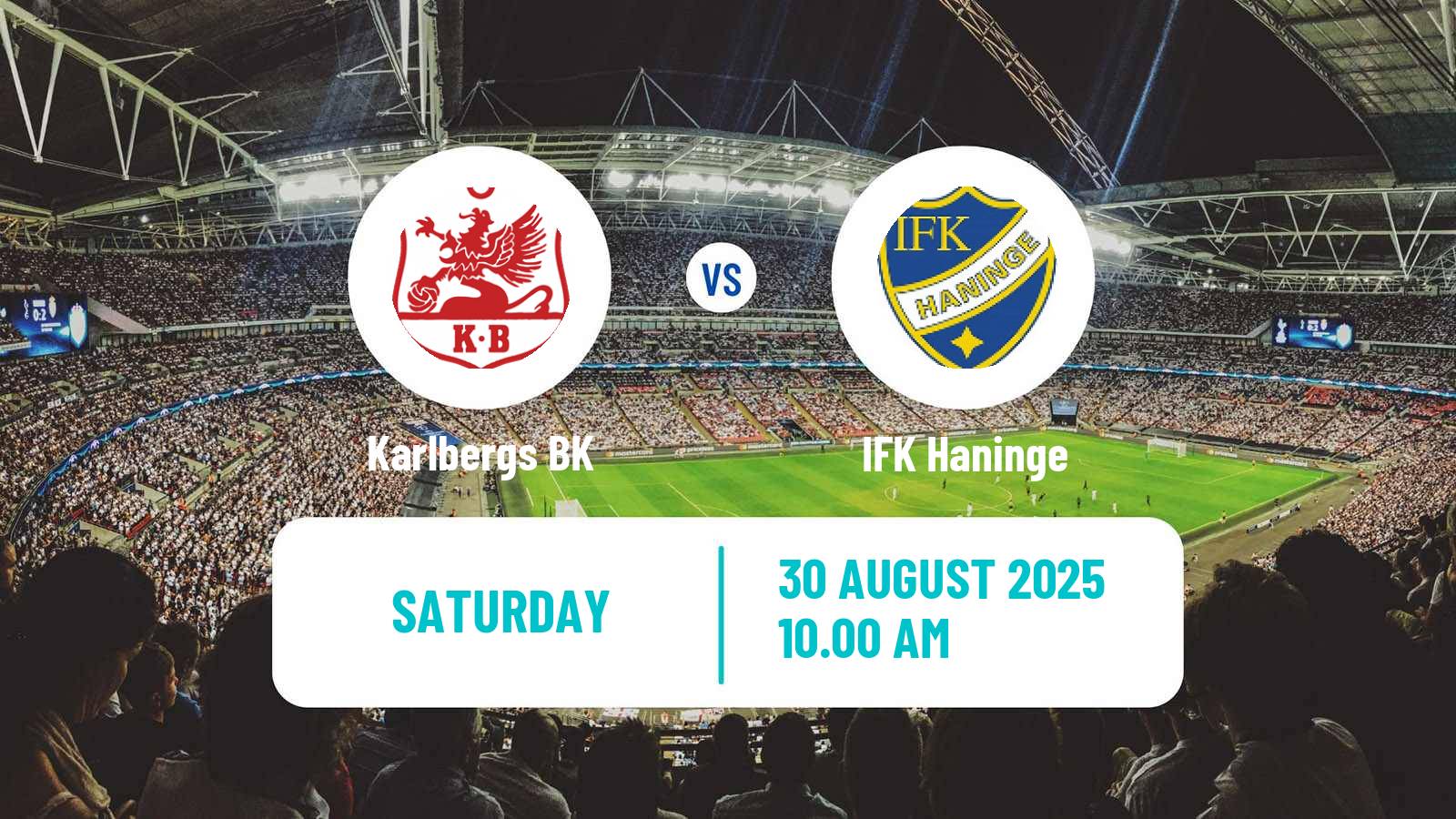 Soccer Swedish Division 1 Norra Karlberg - Haninge