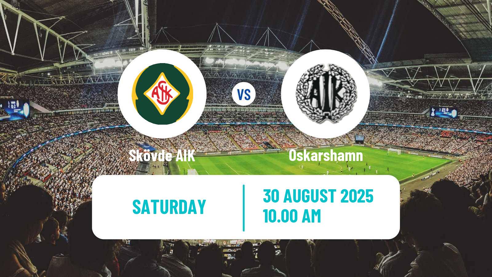 Soccer Swedish Division 1 Södra Skövde AIK - Oskarshamn