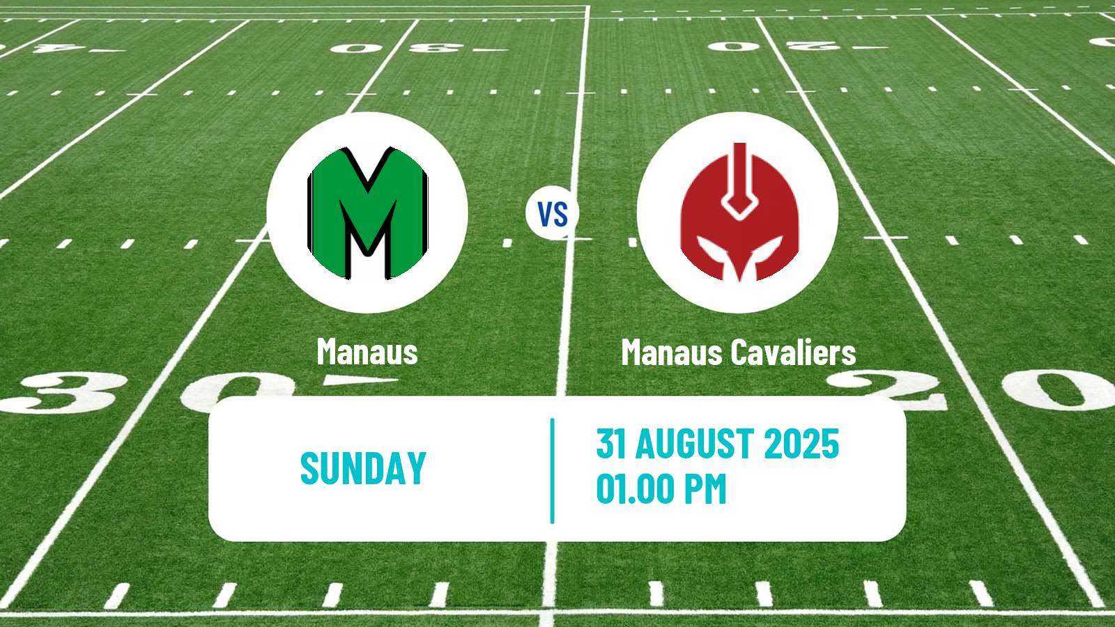 American football Brazilian BFA Manaus - Manaus Cavaliers