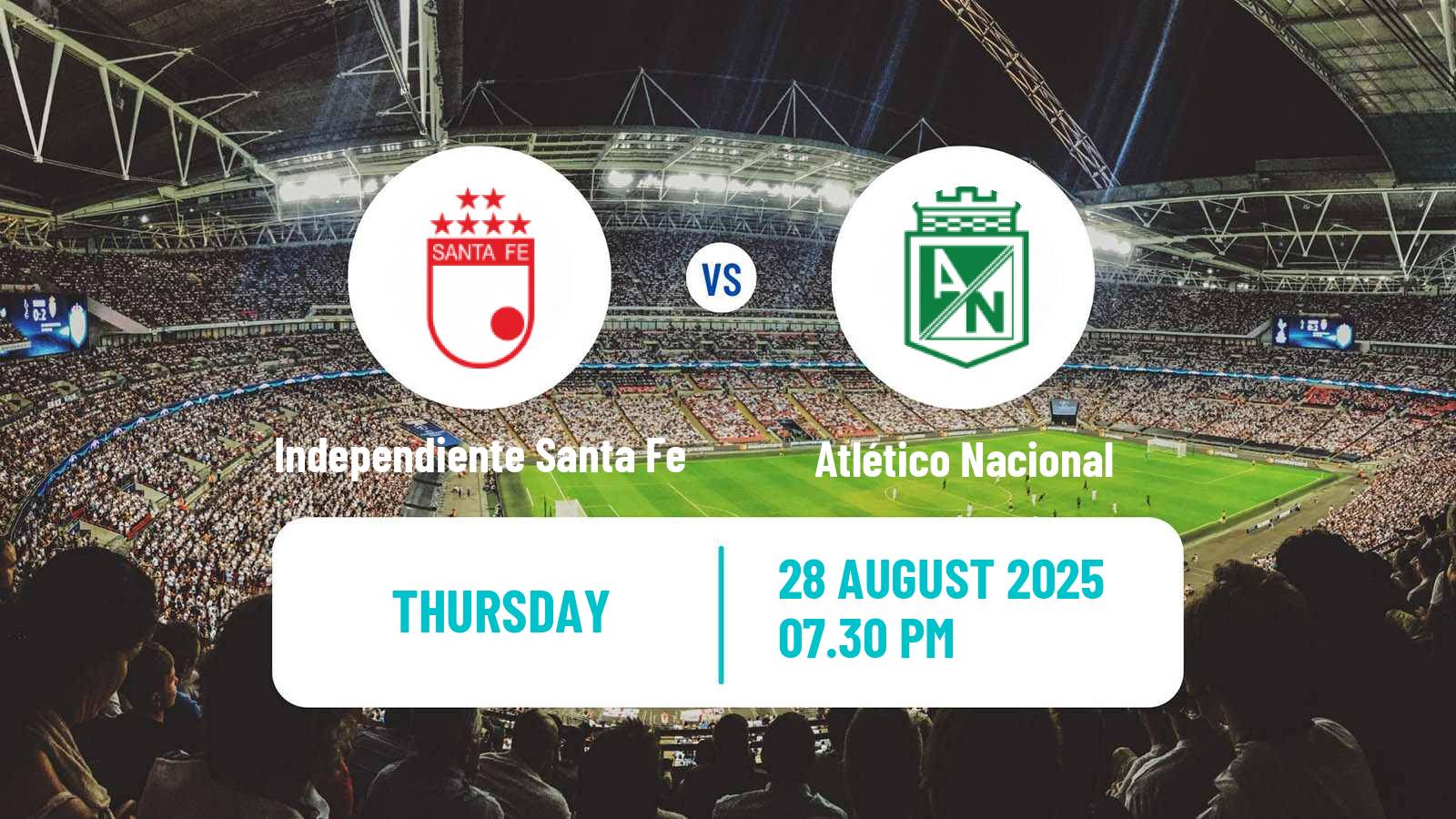 Soccer Colombian Liga Women Independiente Santa Fe - Atlético Nacional