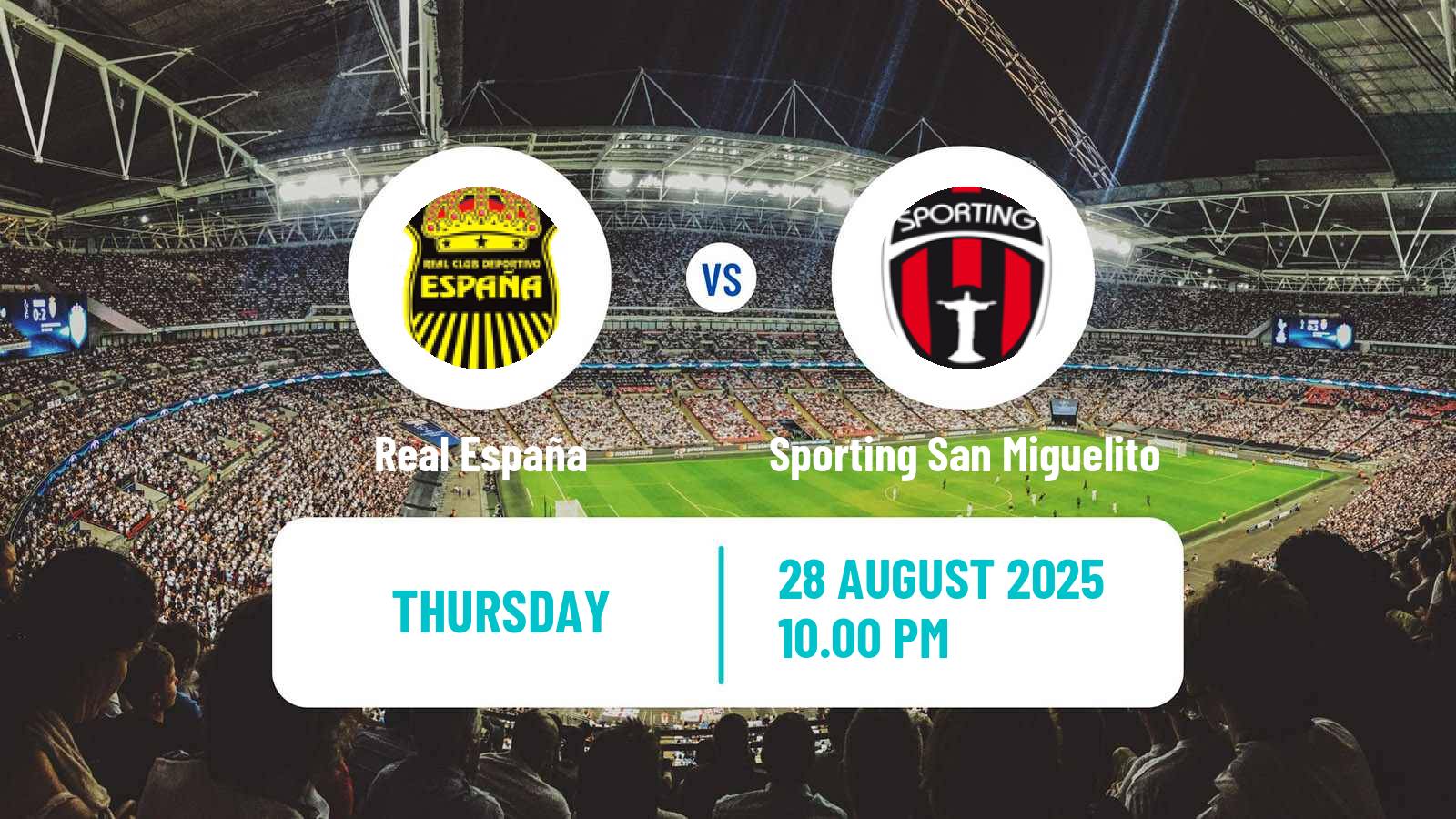 Soccer CONCACAF Central American Cup Real España - Sporting San Miguelito