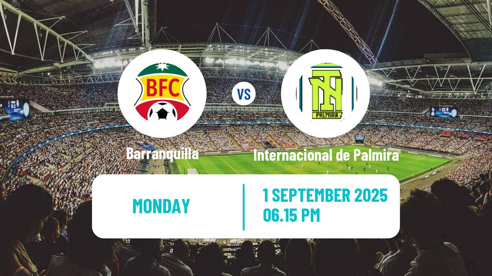Soccer Colombian Primera B Barranquilla - Internacional de Palmira