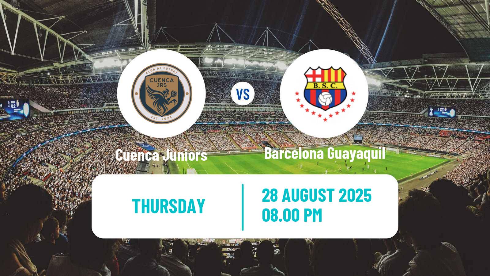 Soccer Ecuadorian Copa Cuenca Juniors - Barcelona Guayaquil