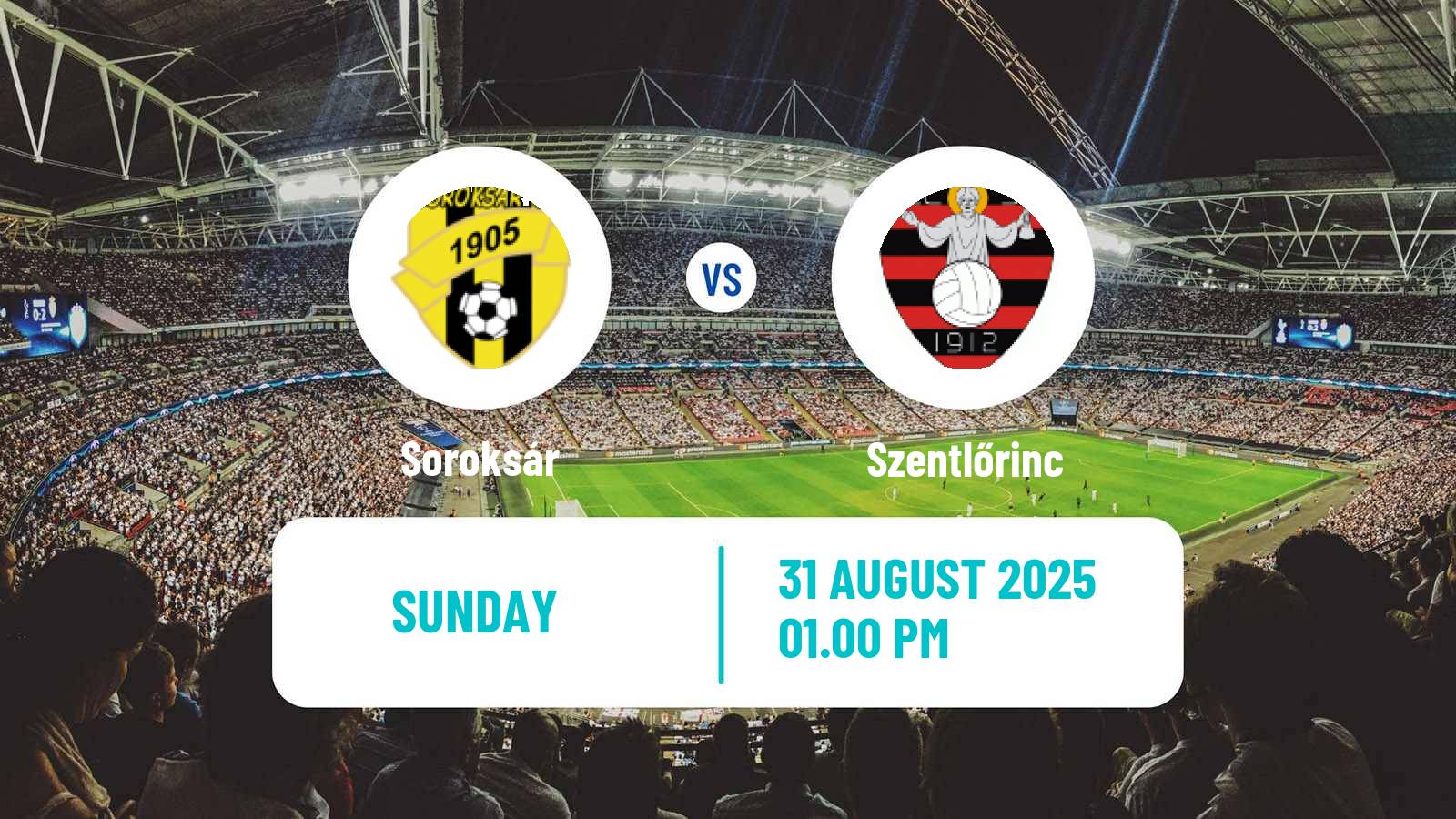 Soccer Hungarian NB II Soroksár - Szentlőrinc
