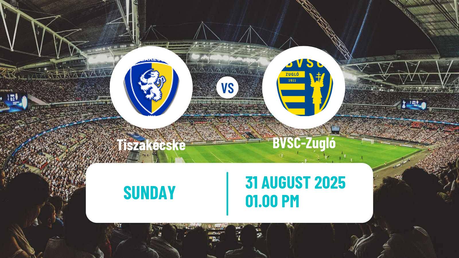 Soccer Hungarian NB II Tiszakécske - BVSC-Zugló