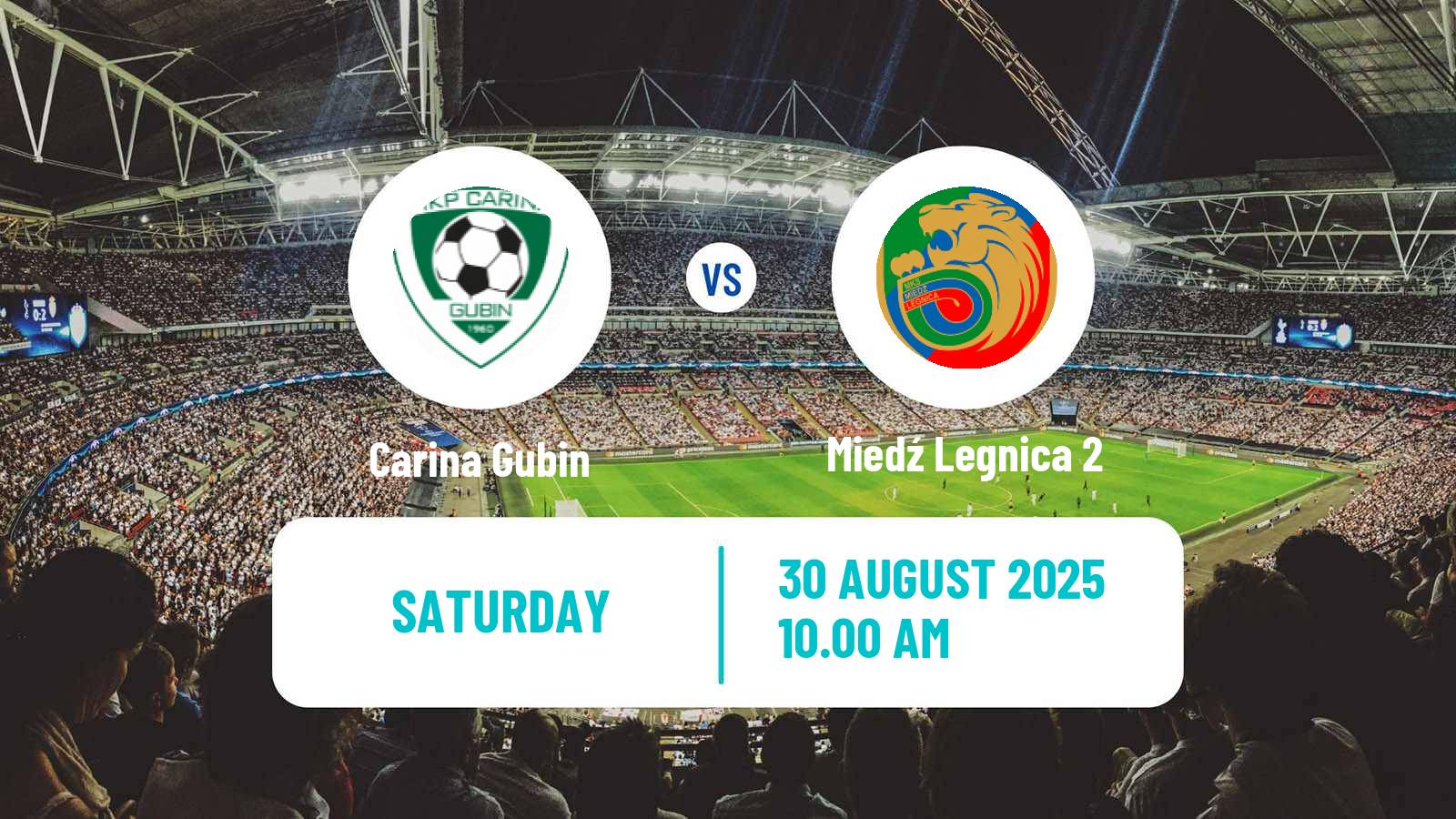 Soccer Polish Division 3 - Group III Carina Gubin - Miedź Legnica 2