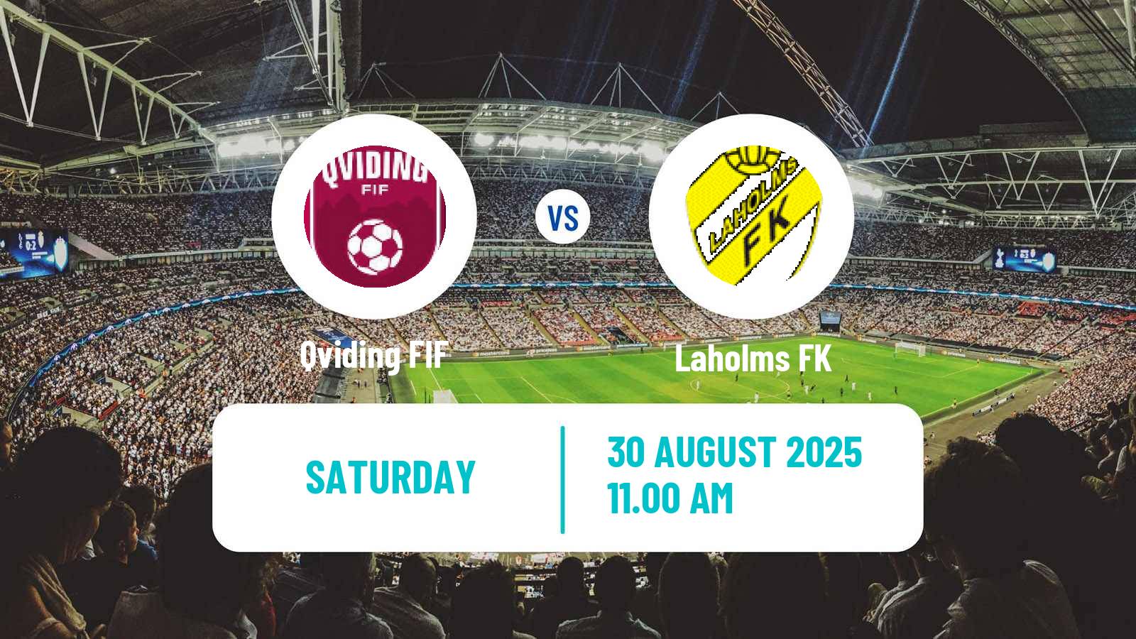 Soccer Swedish Division 2 - Västra Götaland Qviding - Laholms