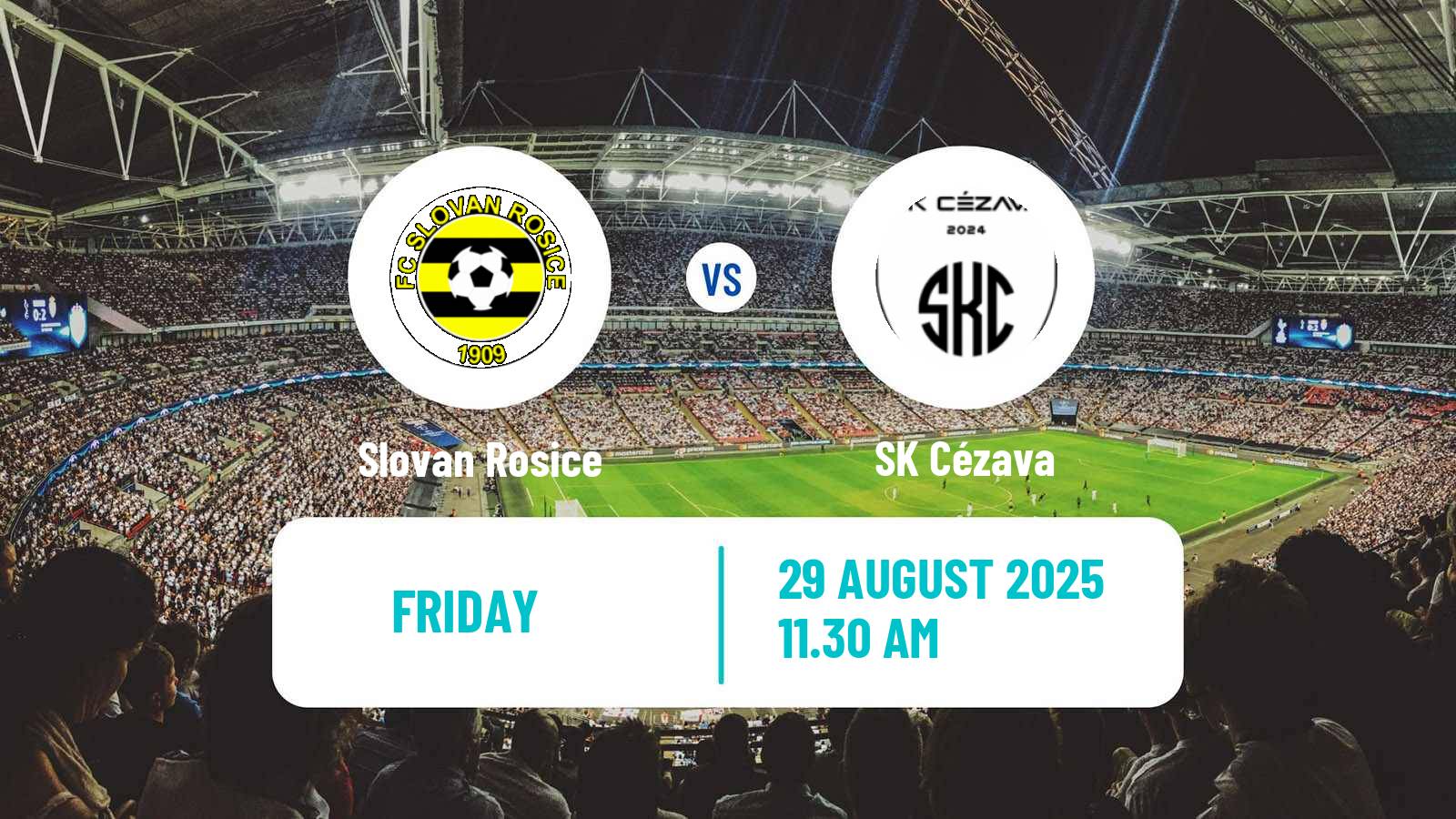 Soccer Czech Jihomoravsky KP Slovan Rosice - Cézava