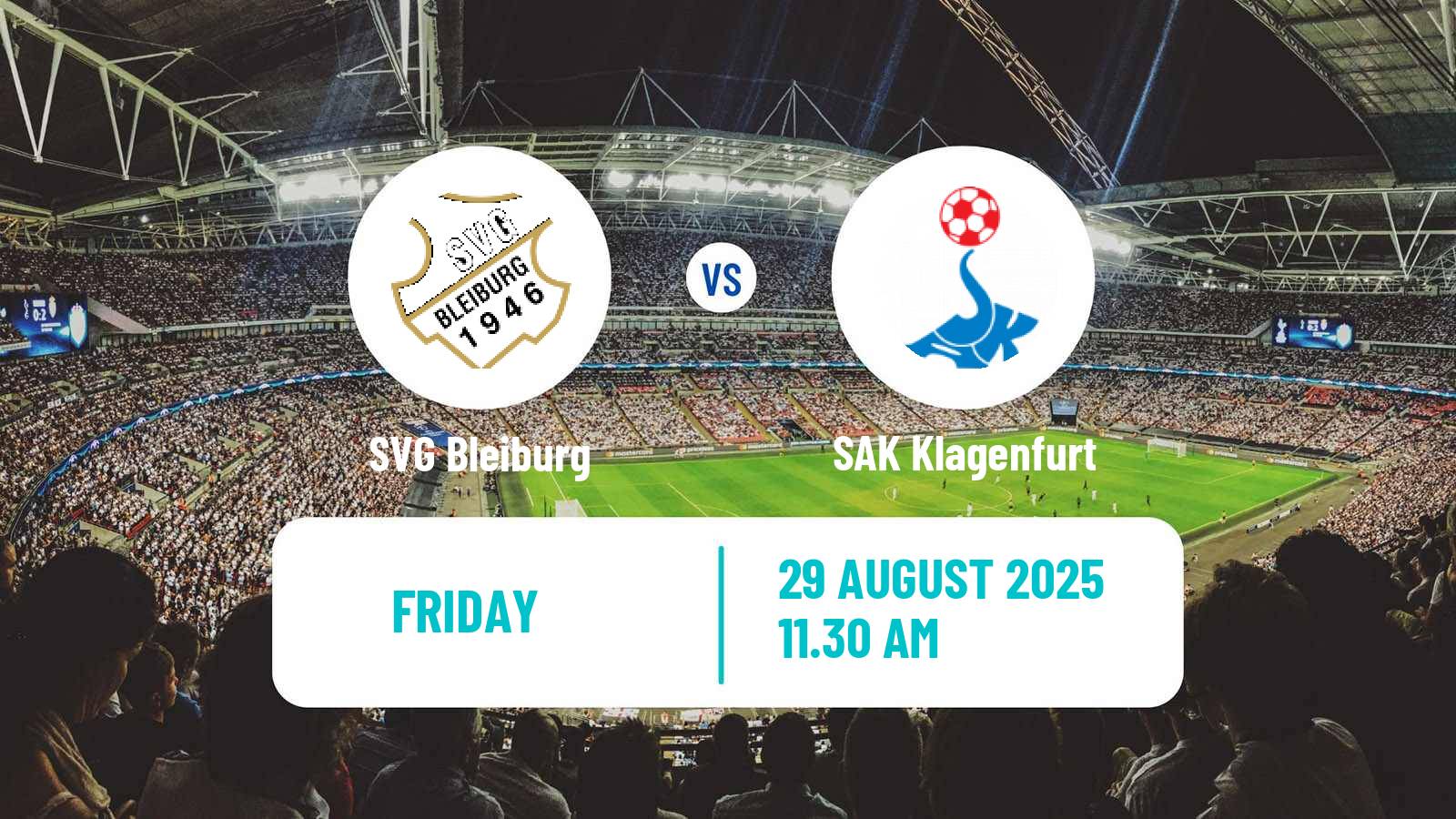 Soccer Austrian Landesliga Karnten Bleiburg - SAK Klagenfurt