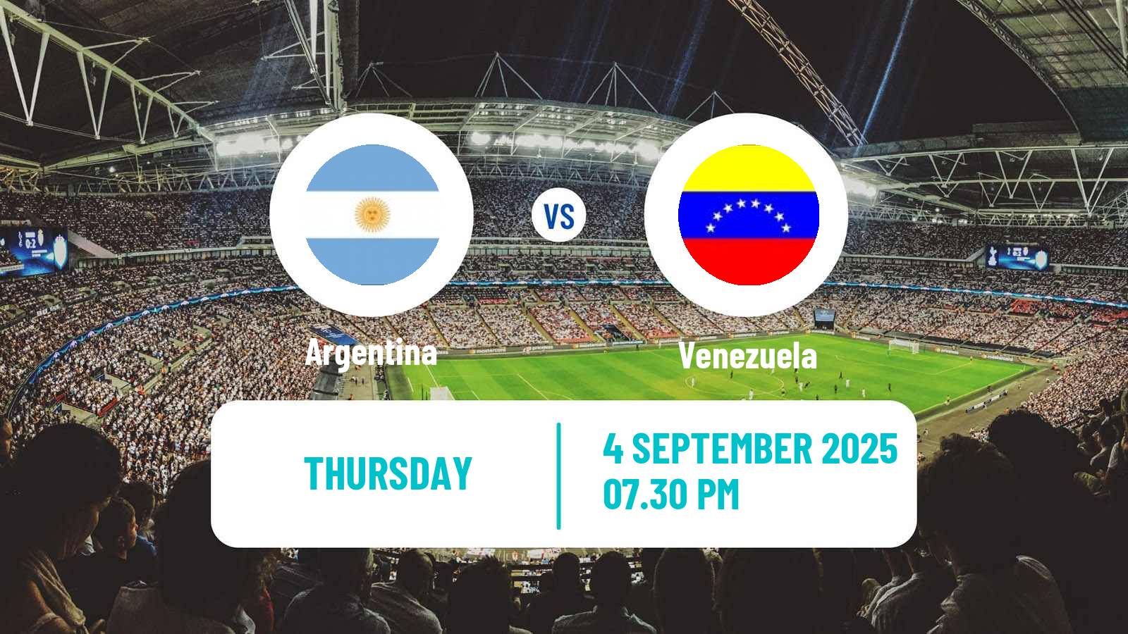 Soccer FIFA World Cup Argentina - Venezuela