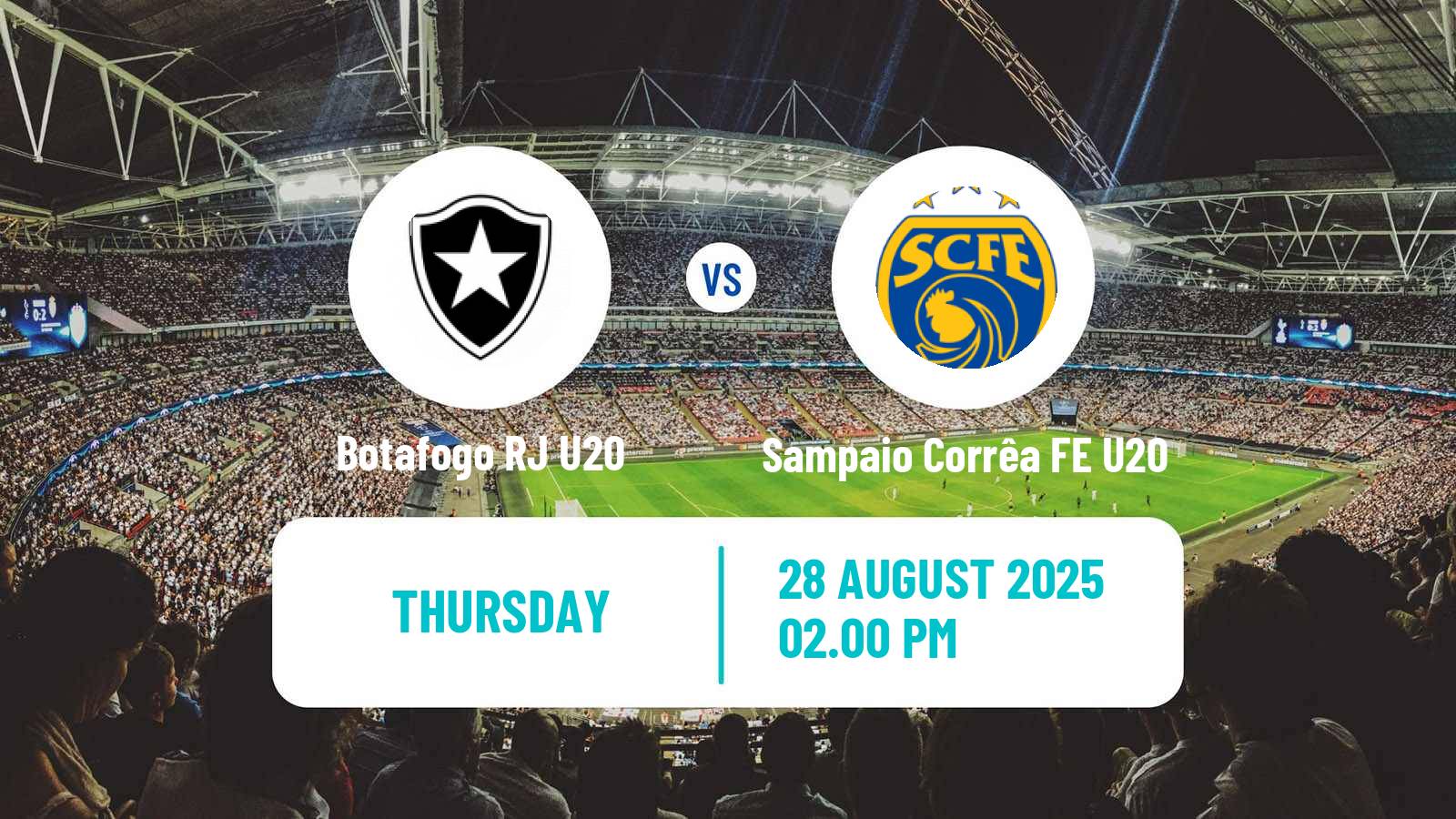 Soccer Brazilian Carioca U20 Botafogo RJ U20 - Sampaio Corrêa FE U20