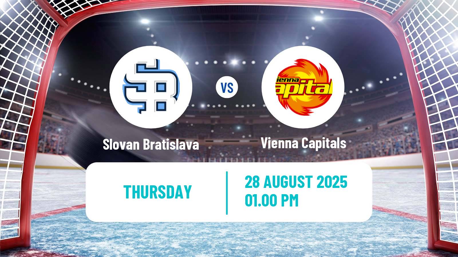 Hockey Club Friendly Ice Hockey Slovan Bratislava - Vienna Capitals