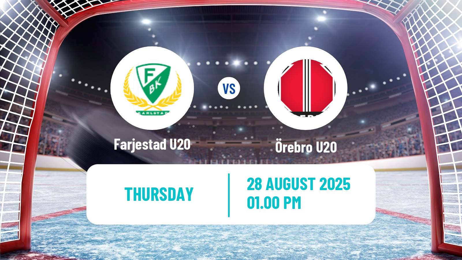 Hockey Club Friendly Ice Hockey Farjestad U20 - Örebro U20