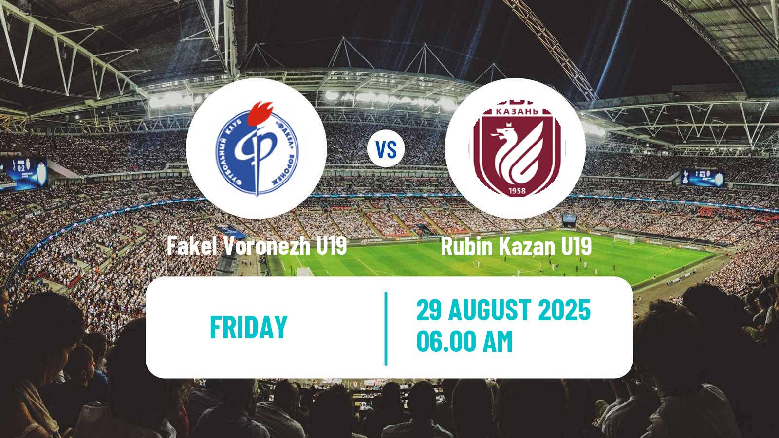 Soccer Russian Youth League Fakel Voronezh U19 - Rubin Kazan U19