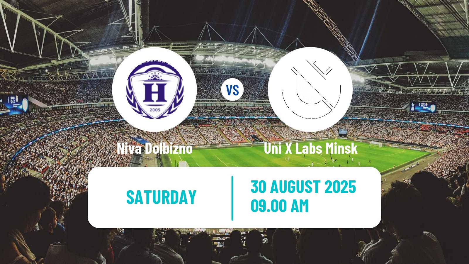 Soccer Belarusian Pershaya Liga Niva Dolbizno - Uni X Labs Minsk
