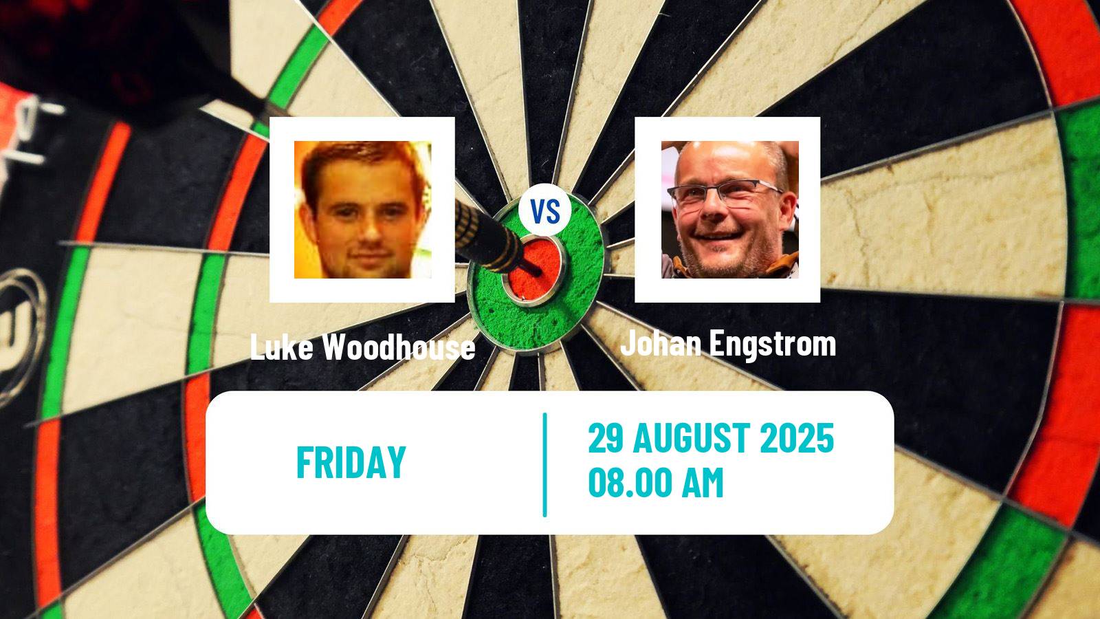 Darts European Tour 10 Luke Woodhouse - Johan Engstrom