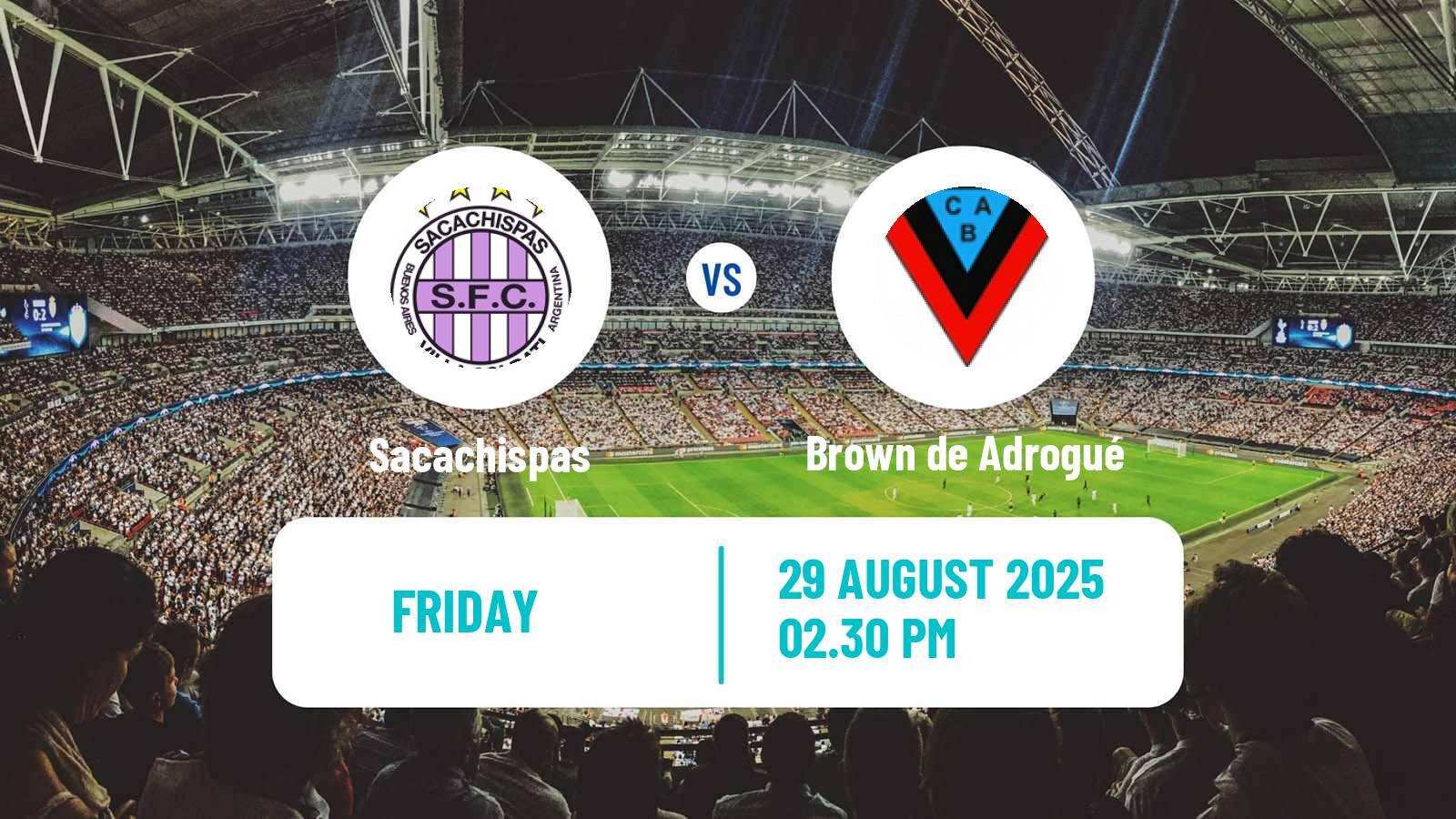 Soccer Argentinian Primera B Sacachispas - Brown de Adrogué