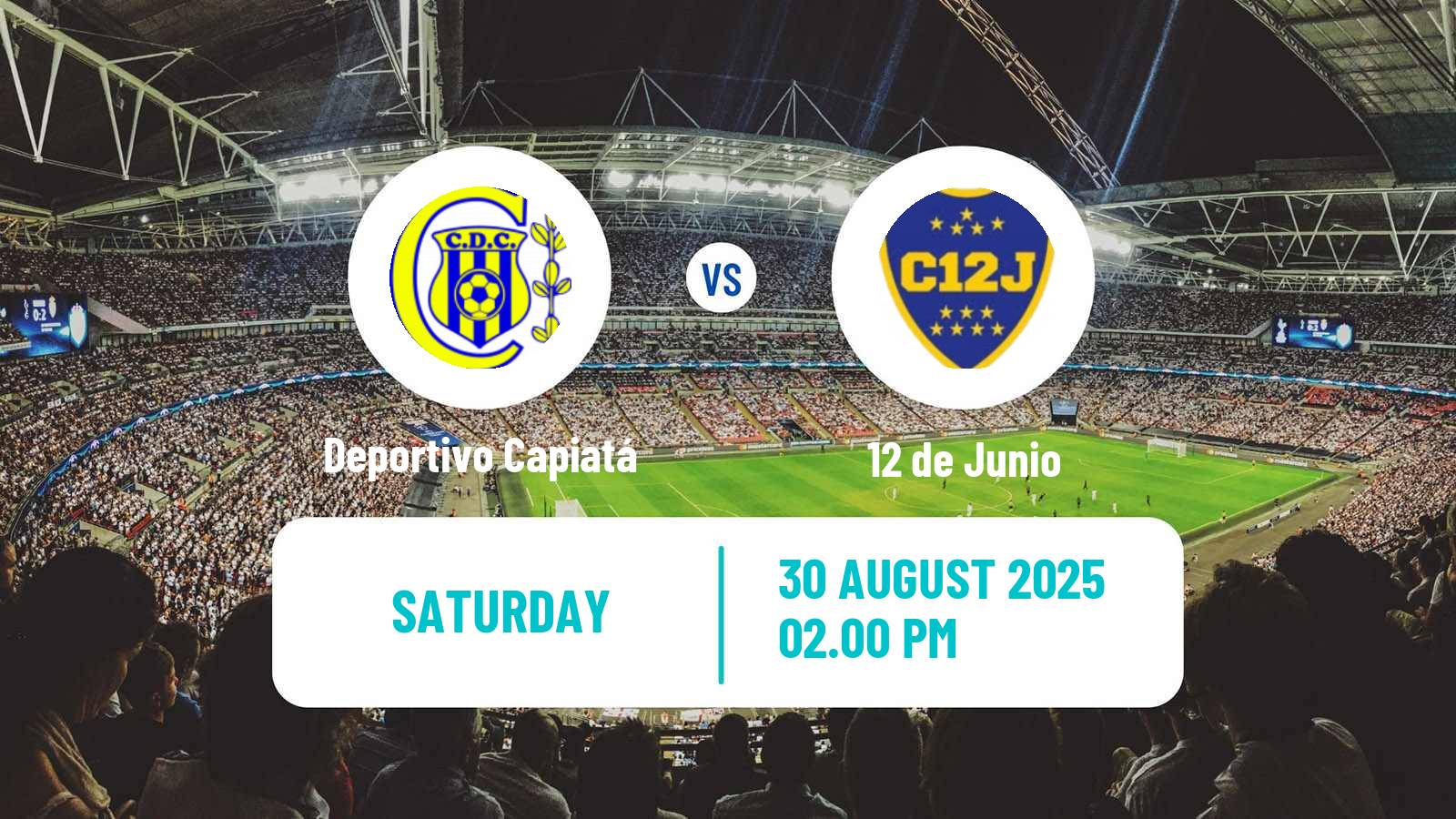 Soccer Paraguayan Division Intermedia Deportivo Capiatá - 12 de Junio