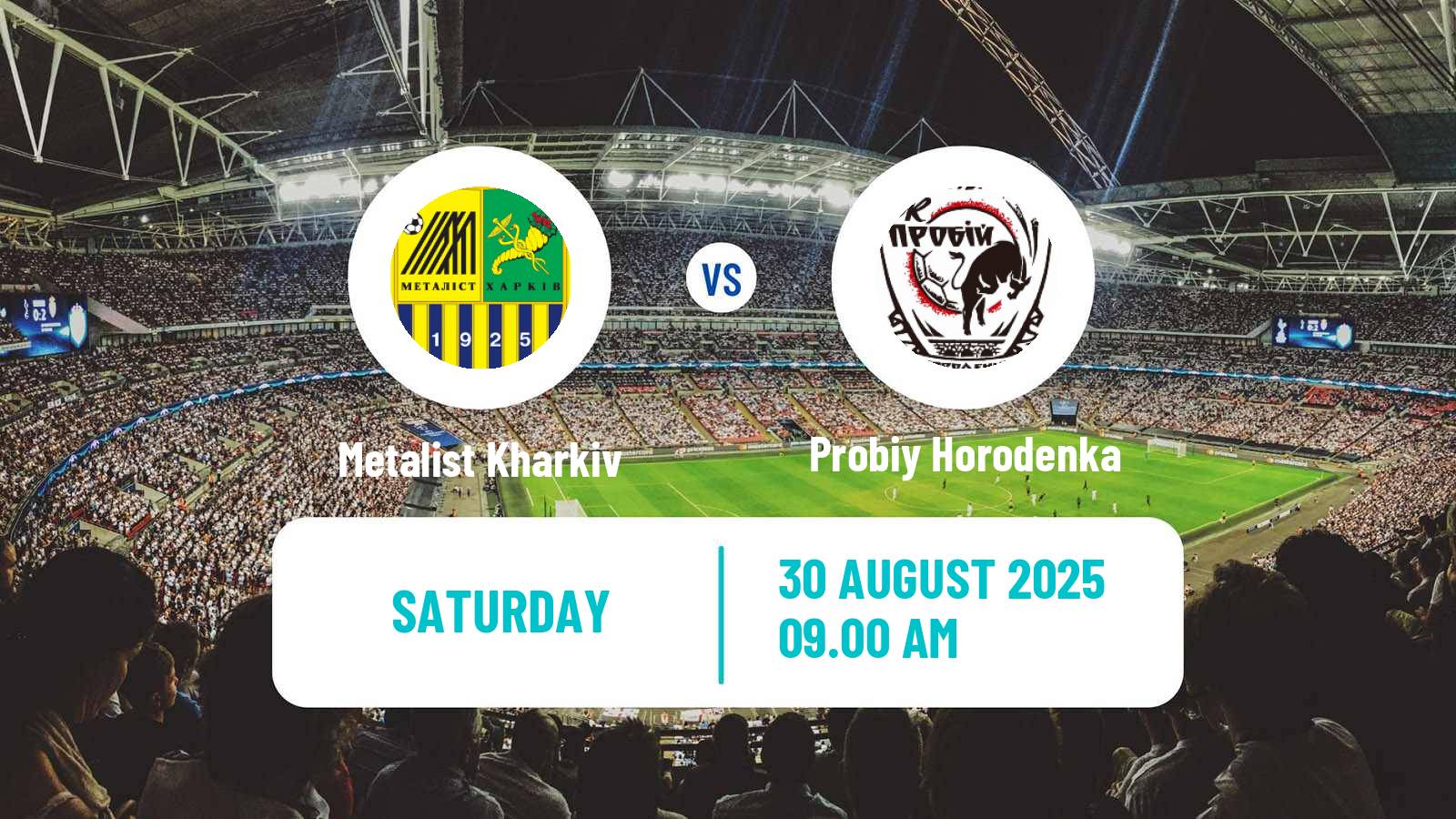 Soccer Ukrainian Persha Liga Metalist Kharkiv - Probiy Horodenka