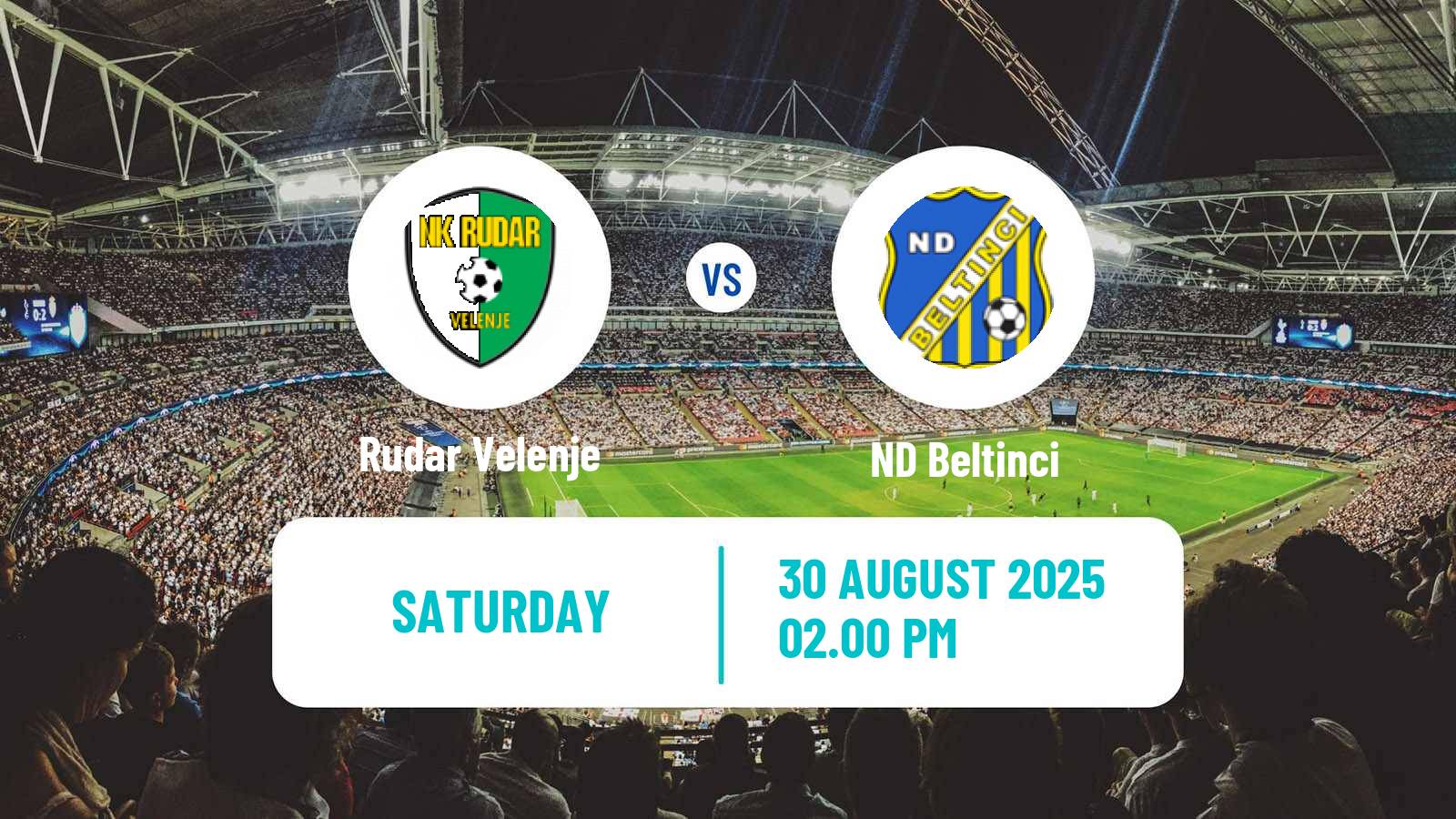 Soccer Slovenian 2 SNL Rudar Velenje - Beltinci
