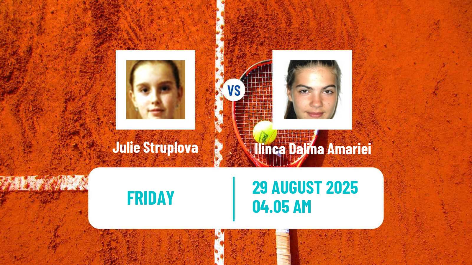 Tennis ITF W35 Brasov Women Julie Struplova - Ilinca Dalina Amariei