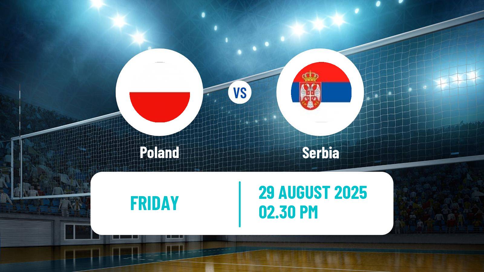 Volleyball Hubert Wagner Memorial Poland - Serbia