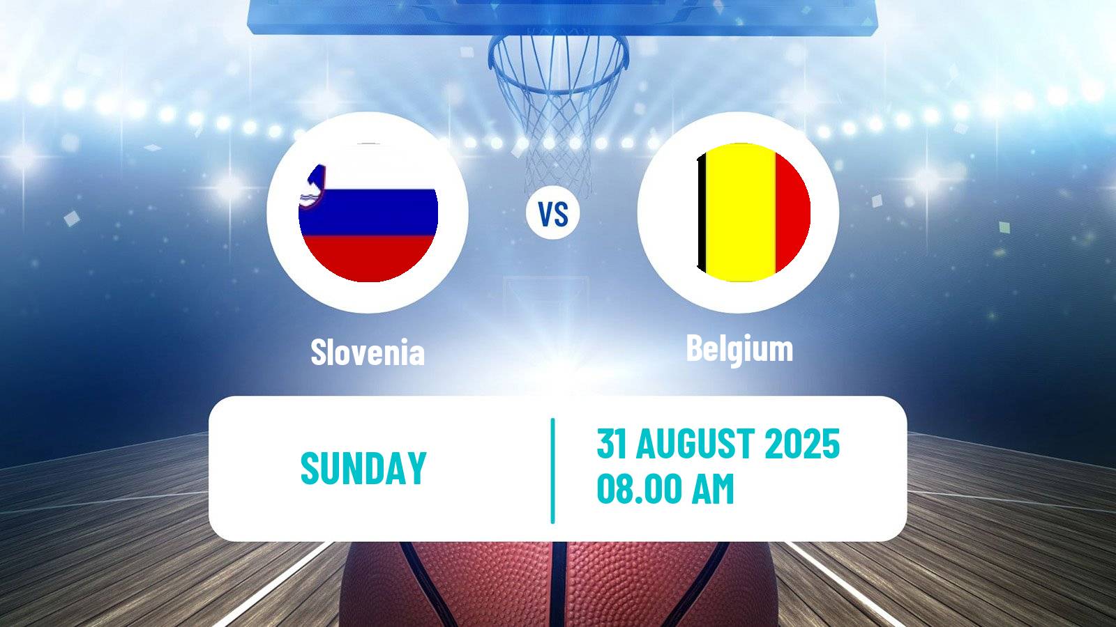Basketball EuroBasket Slovenia - Belgium
