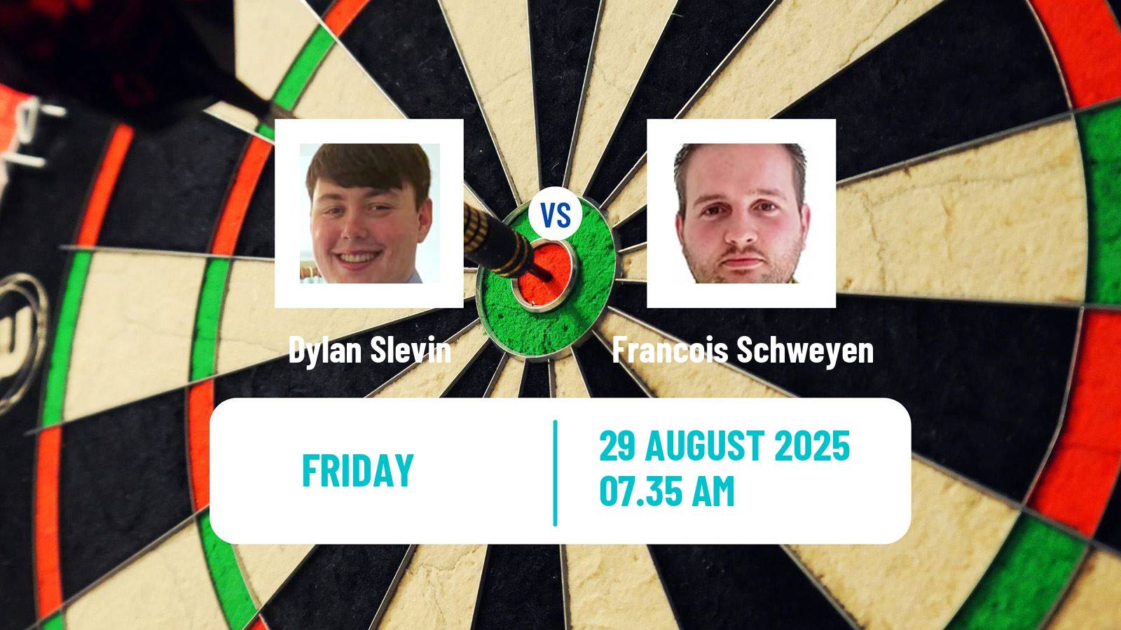 Darts European Tour 10 Dylan Slevin - Francois Schweyen