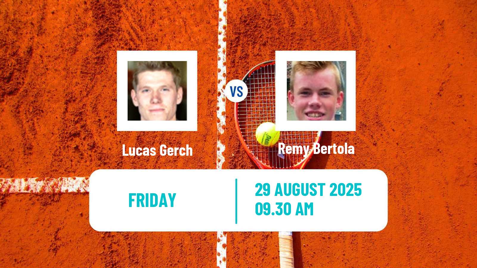 Tennis ITF M25 Sion Men Lucas Gerch - Remy Bertola