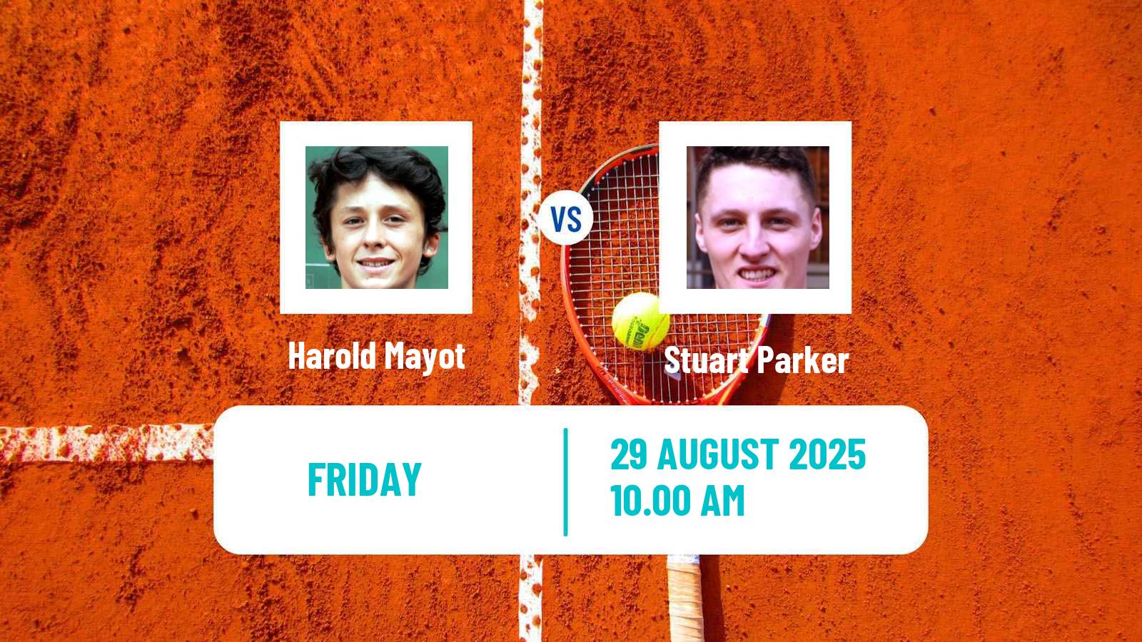 Tennis Mallorca Challenger Men Harold Mayot - Stuart Parker