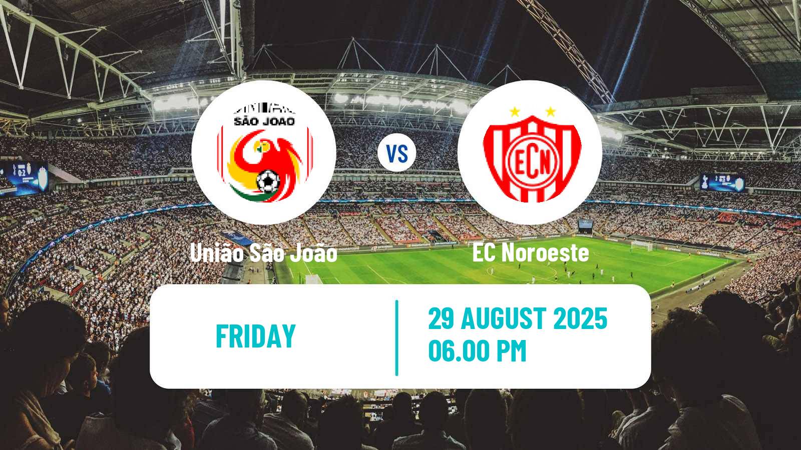 Soccer Brazilian Copa Paulista União São João - EC Noroeste