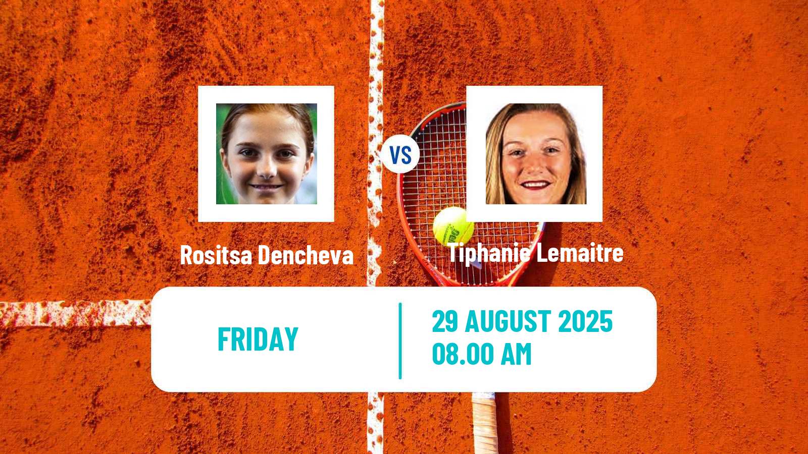 Tennis ITF W35 Verbier 2 Women Rositsa Dencheva - Tiphanie Lemaitre