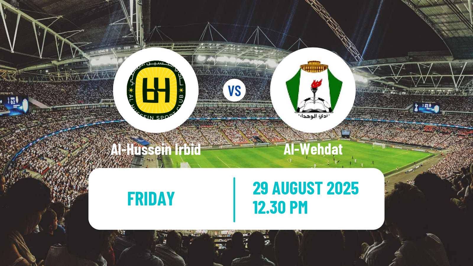 Soccer Jordan Shield Cup Al-Hussein Irbid - Al-Wehdat