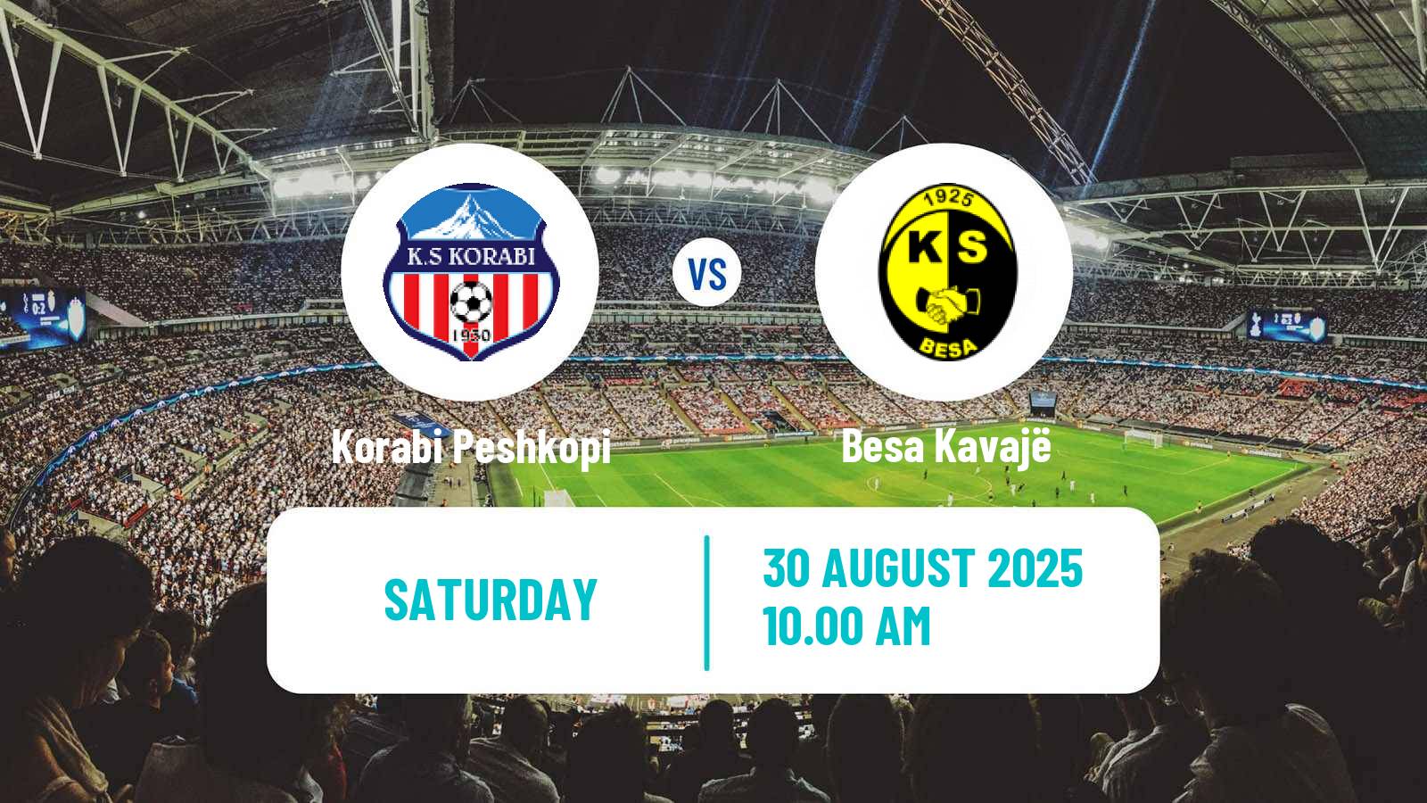 Soccer Albanian First Division Korabi Peshkopi - Besa Kavajë