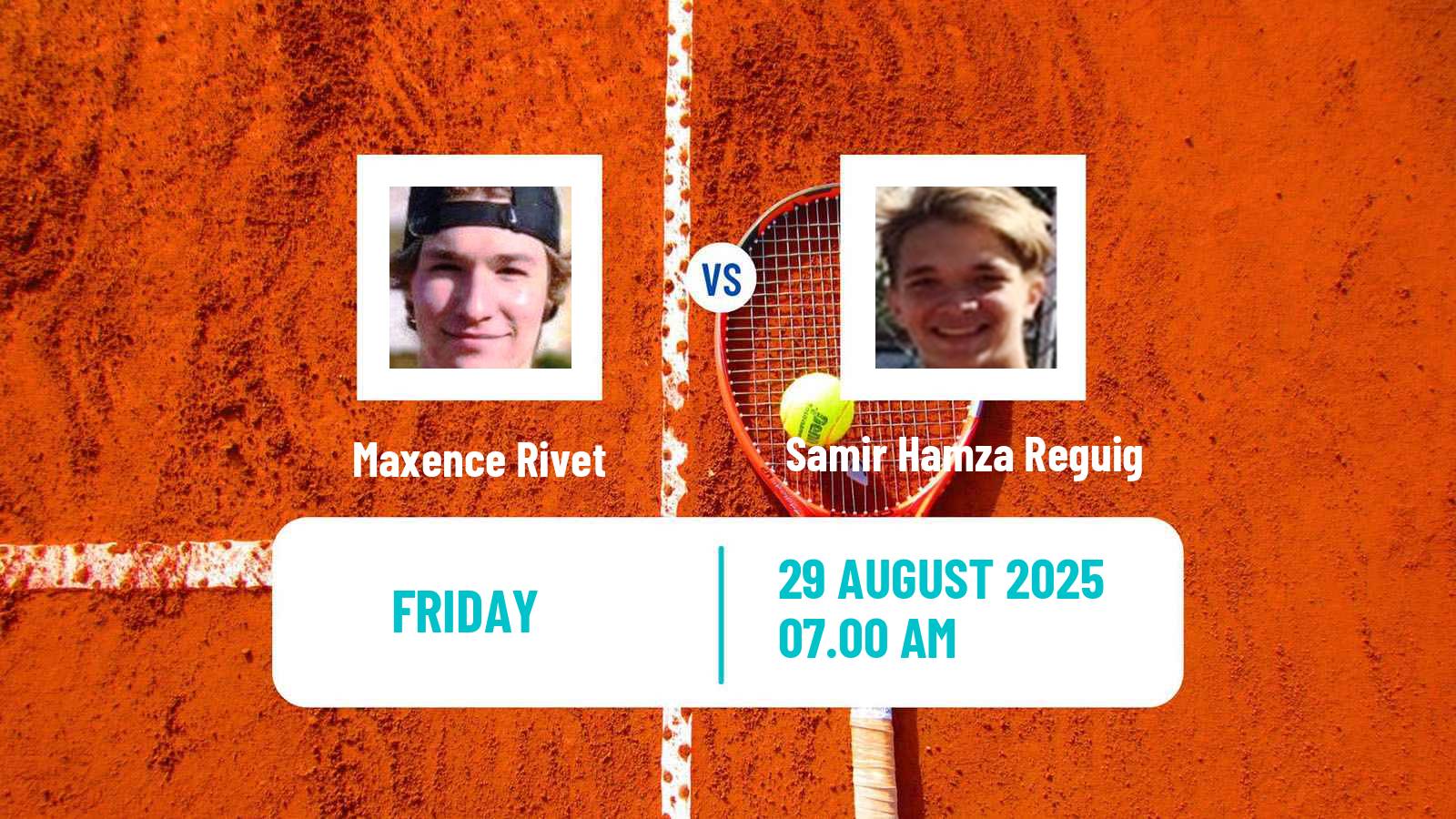Tennis ITF M15 Monastir 32 Men Maxence Rivet - Samir Hamza Reguig