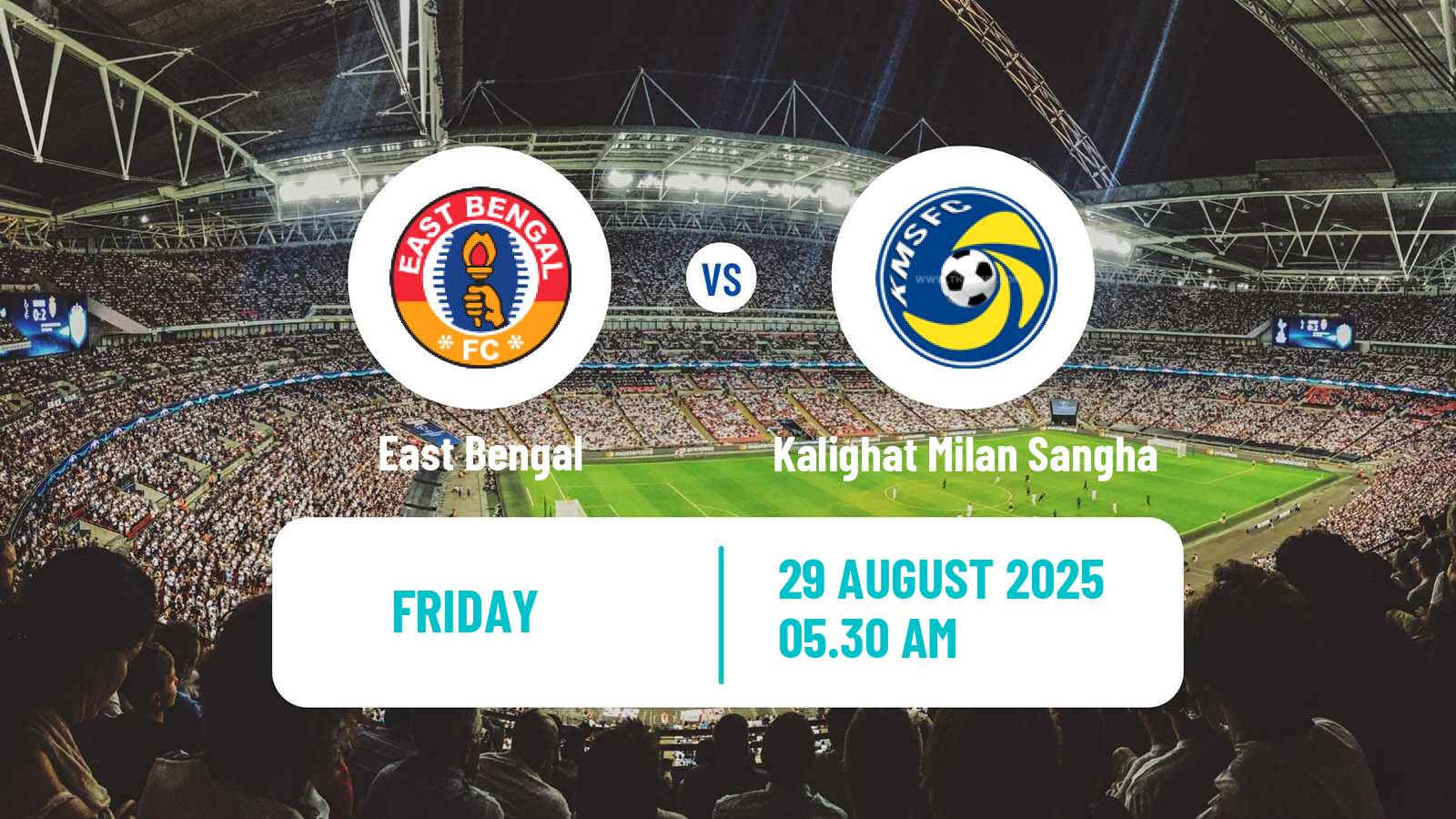 Soccer Calcutta Premier Division East Bengal - Kalighat Milan Sangha
