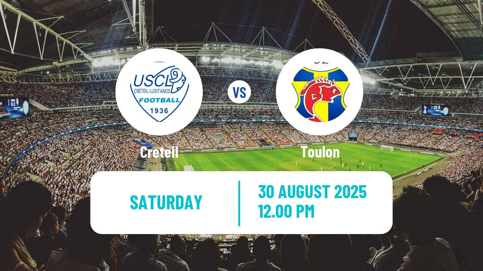 Soccer French National 2 - Group C Creteil - Toulon