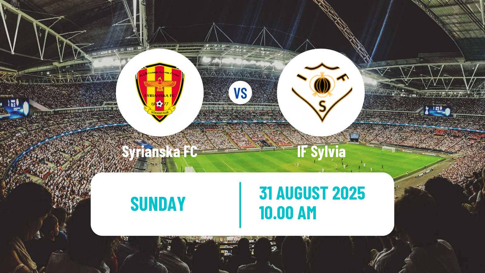 Soccer Swedish Division 2 - Södra Svealand Syrianska - Sylvia