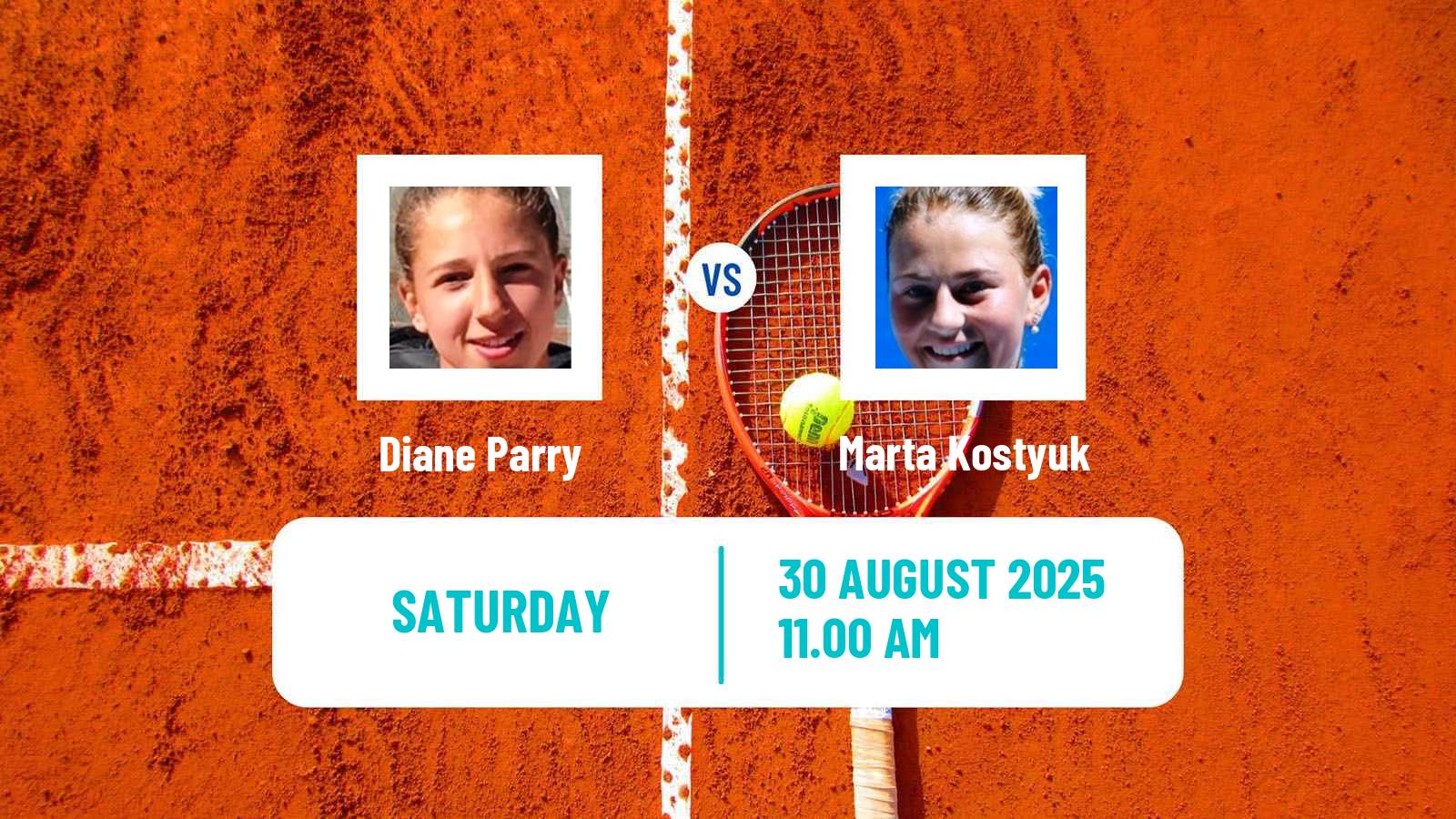 Tennis WTA US Open Diane Parry - Marta Kostyuk