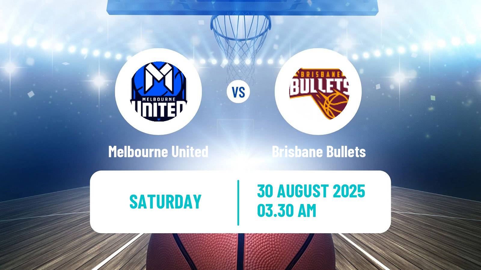 Basketball Club Friendly Basketball Melbourne United - Brisbane Bullets