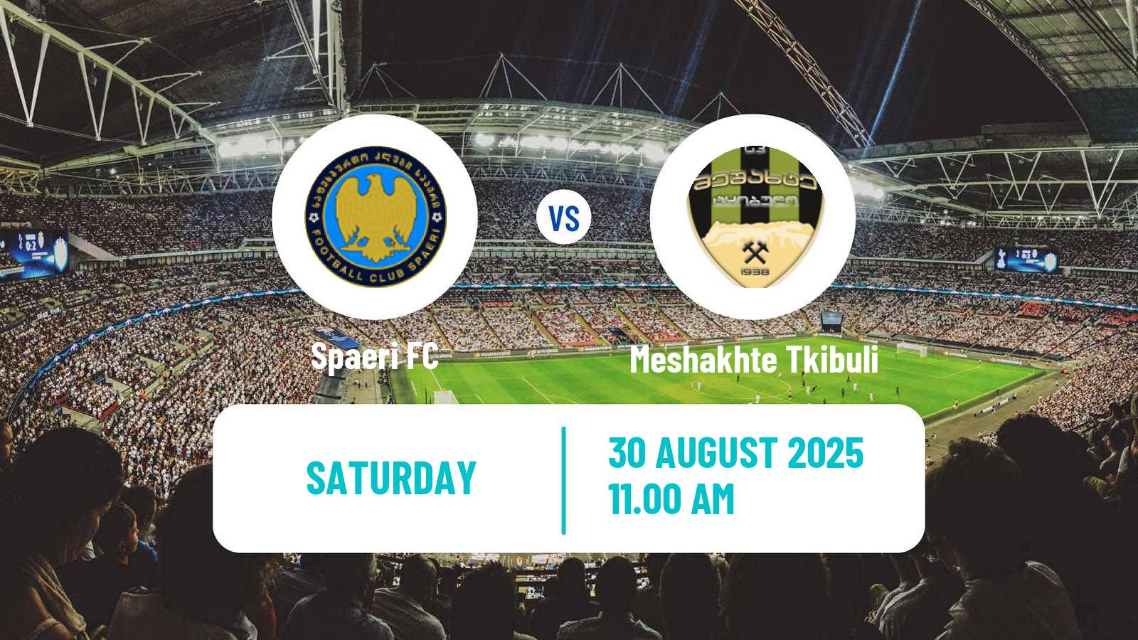 Soccer Georgian Erovnuli Liga 2 Spaeri - Meshakhte Tkibuli