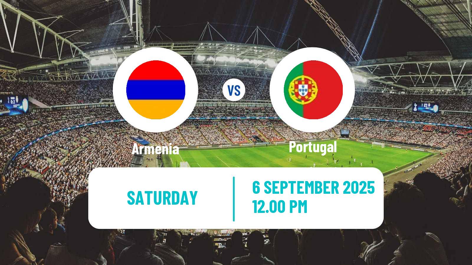 Soccer FIFA World Cup Armenia - Portugal