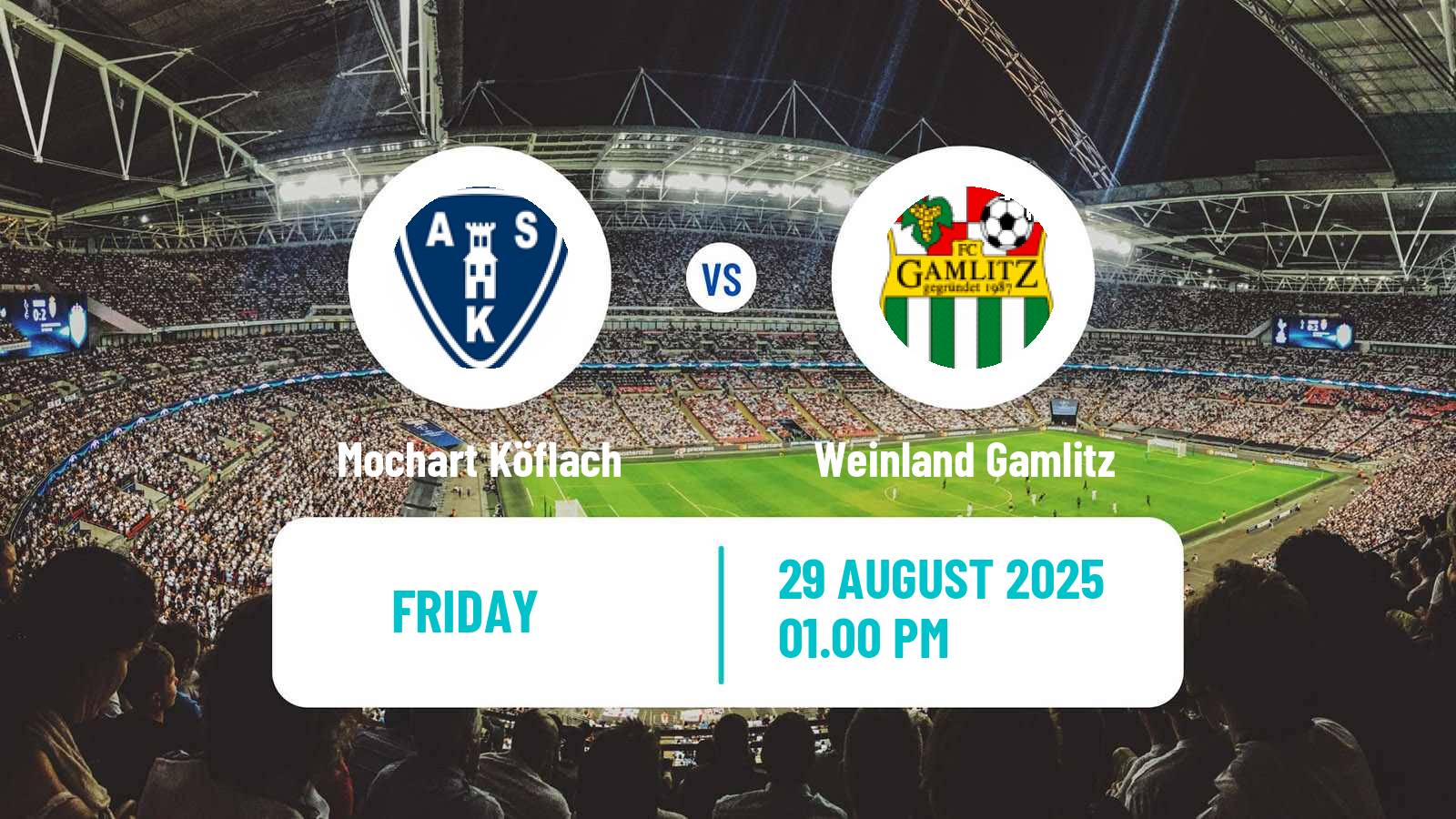 Soccer Austrian Landesliga Steiermark Mochart Köflach - Weinland Gamlitz